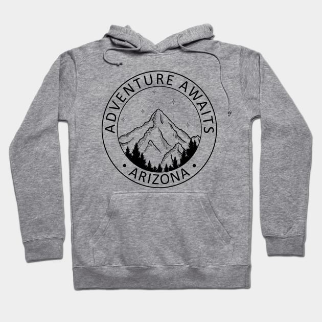 Arizona State - Travel Adventure Awaits Hoodie by ShopBuzz